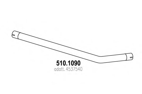 ASSO 510.1090 Exhaust Pipe
